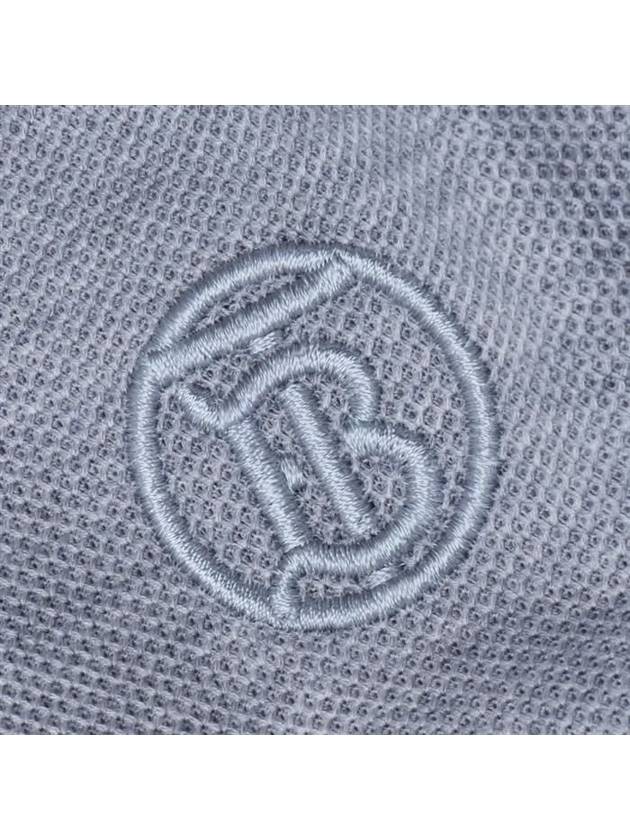 Burberry Men's Monogram Logo Polo Shirt Grey