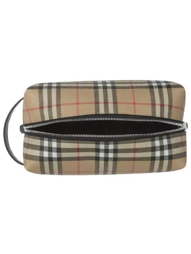 Burberry Vintage Check Pouch Bag Beige