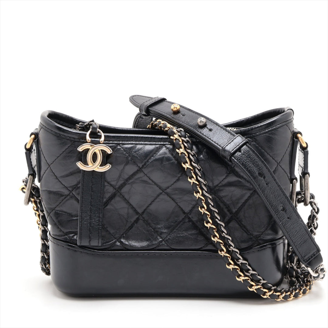 Top Quality Chanel Gabriel Du Top Quality Chanel Vintage  Chain Shoulder Bag Black 28th