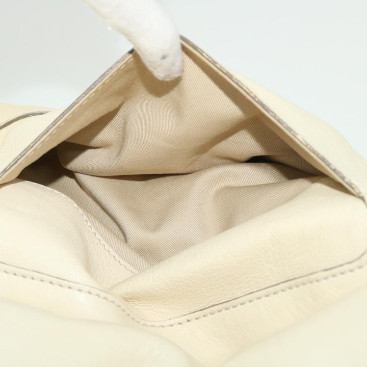 Chloe Mercy Hand Bag Leather 2way Cream 50194