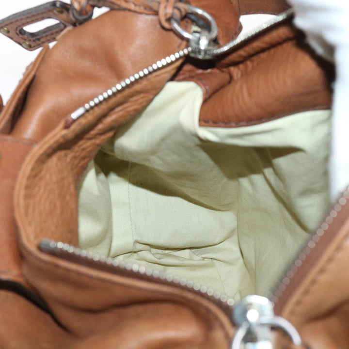 Chloe Paddington Shoulder Bag Leather Brown 04-06-53 50196