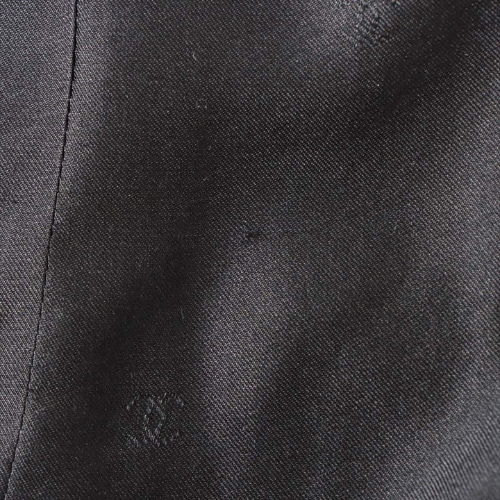 Top Quality Chanel Coconut Button 95A Wool  Nylon Jacket 38  Black P05747V04386 Twid Logo Stitching