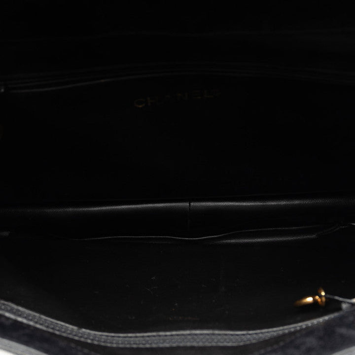 Top Quality Chanel Vintage Decacoco Cocomark Rucksack Black Caviar   CHANEL