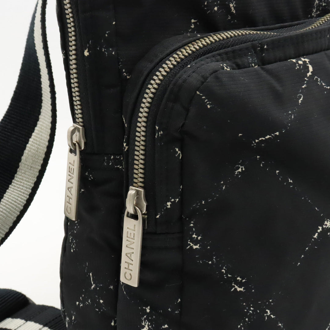 Top Quality Chanel  Travel Line Rucksack Backpack  Nylon  Black Black Blumin