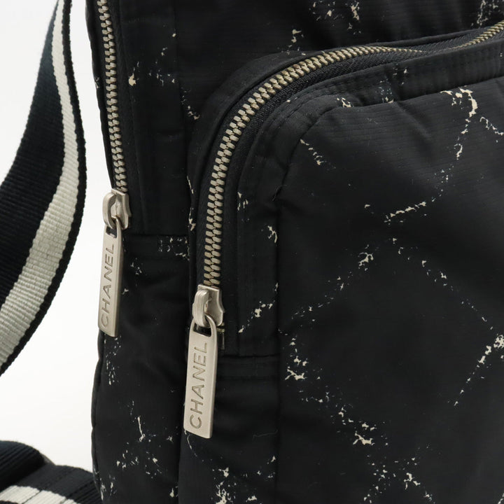 Top Quality Chanel  Travel Line Rucksack Backpack  Nylon  Black Black Blumin