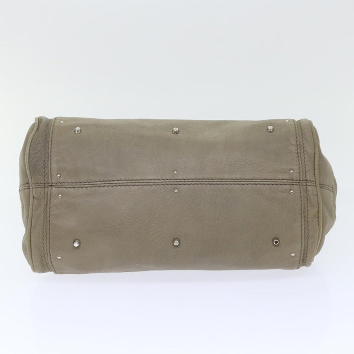 Chloe Paddington Shoulder Bag Leather Gray 01-08-51-5191 50607