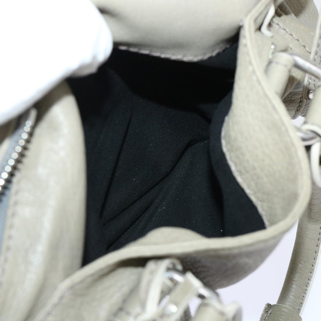Chloe Paddington Shoulder Bag Leather Gray 01-08-51-5191 50607