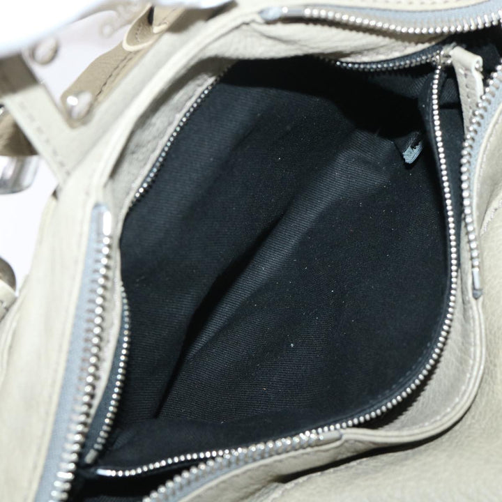 Chloe Paddington Shoulder Bag Leather Gray 01-08-51-5191 50607