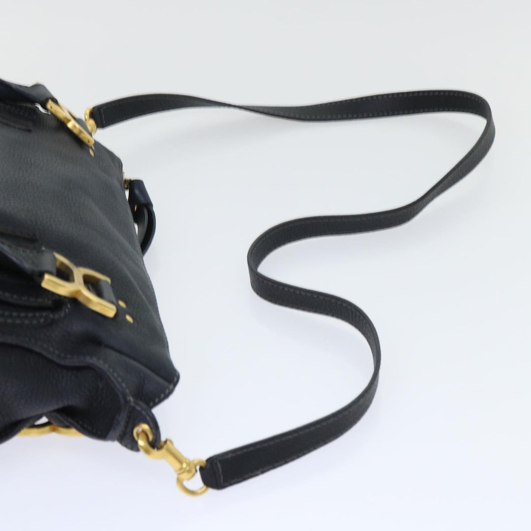 Chloe Mercy Hand Bag Leather 2way Black 04125665-27 50618
