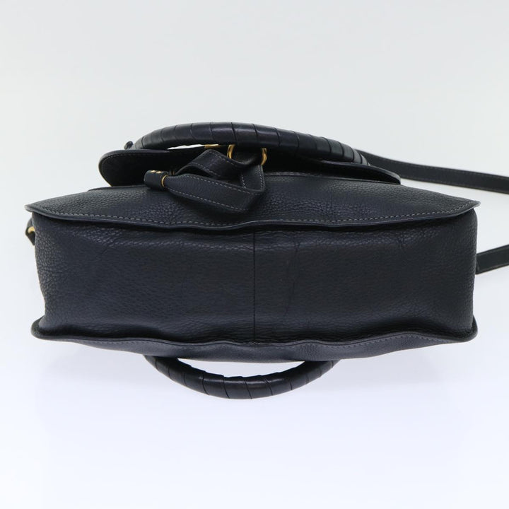 Chloe Mercy Hand Bag Leather 2way Black 04125665-27 50618