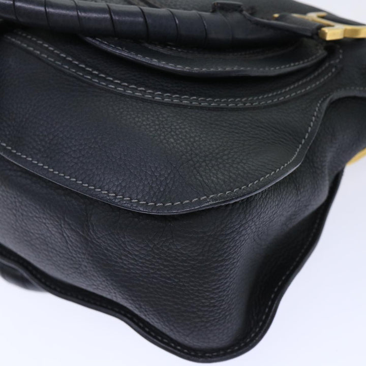 Chloe Mercy Hand Bag Leather 2way Black 04125665-27 50618