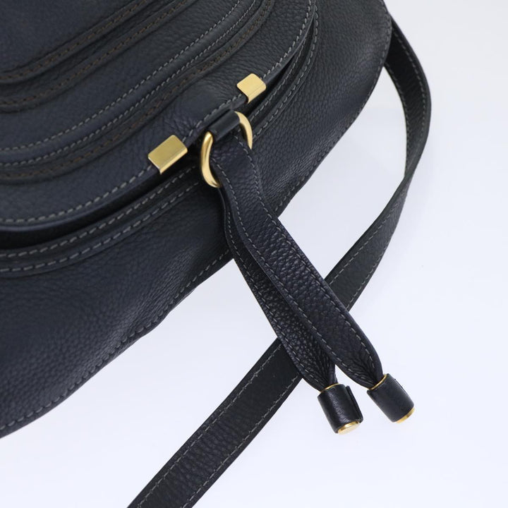 Chloe Mercy Hand Bag Leather 2way Black 04125665-27 50618