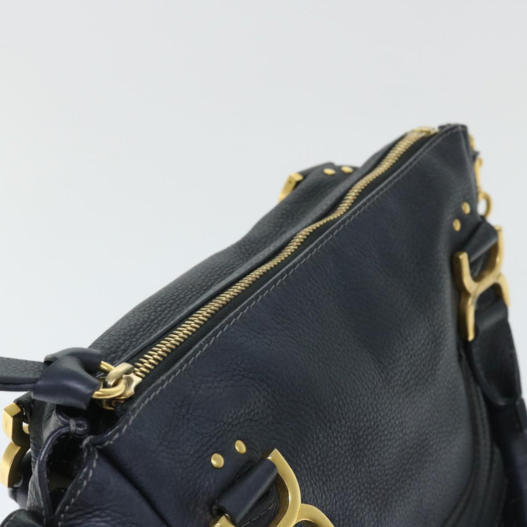 Chloe Mercy Hand Bag Leather 2way Black 04125665-27 50618