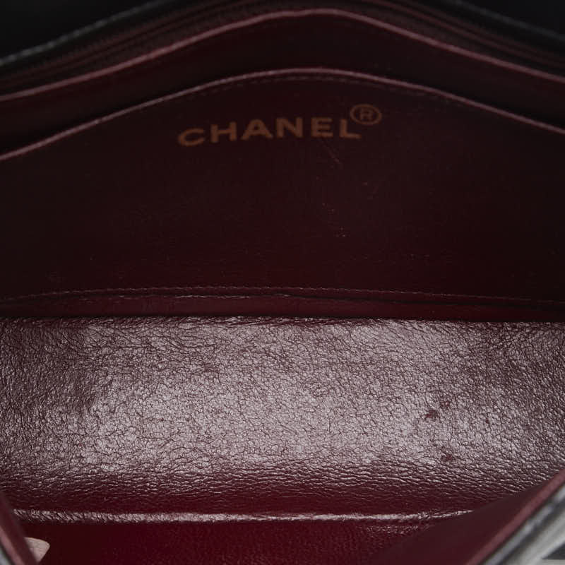 Top Quality Chanel Mini Flap Chain Shoulder Bag in Lambskin Black