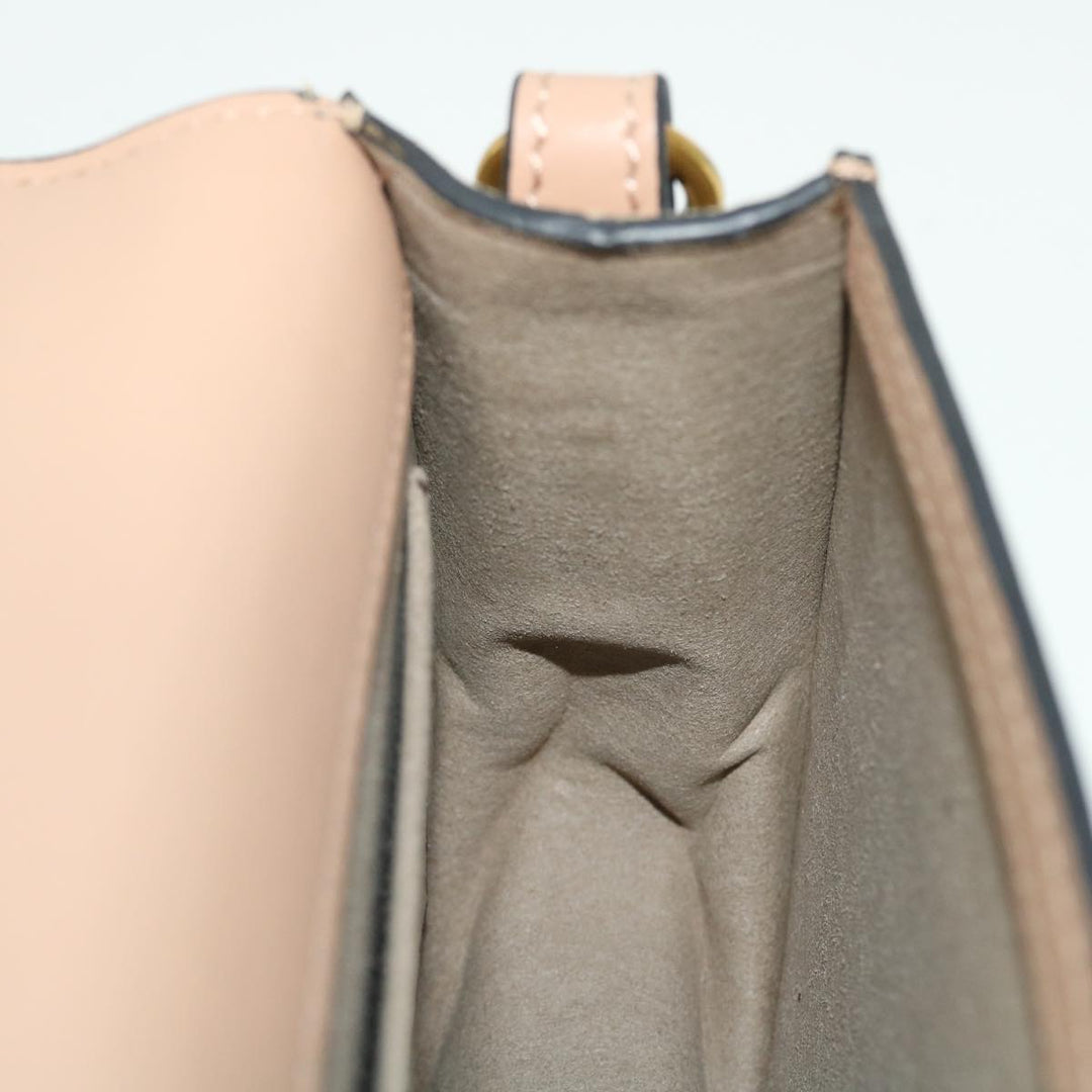 Chloe Small Bracelet Bag Hand Bag Leather 2way Beige 51030