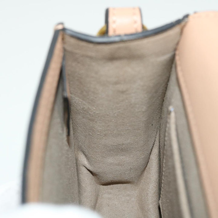 Chloe Small Bracelet Bag Hand Bag Leather 2way Beige 51030