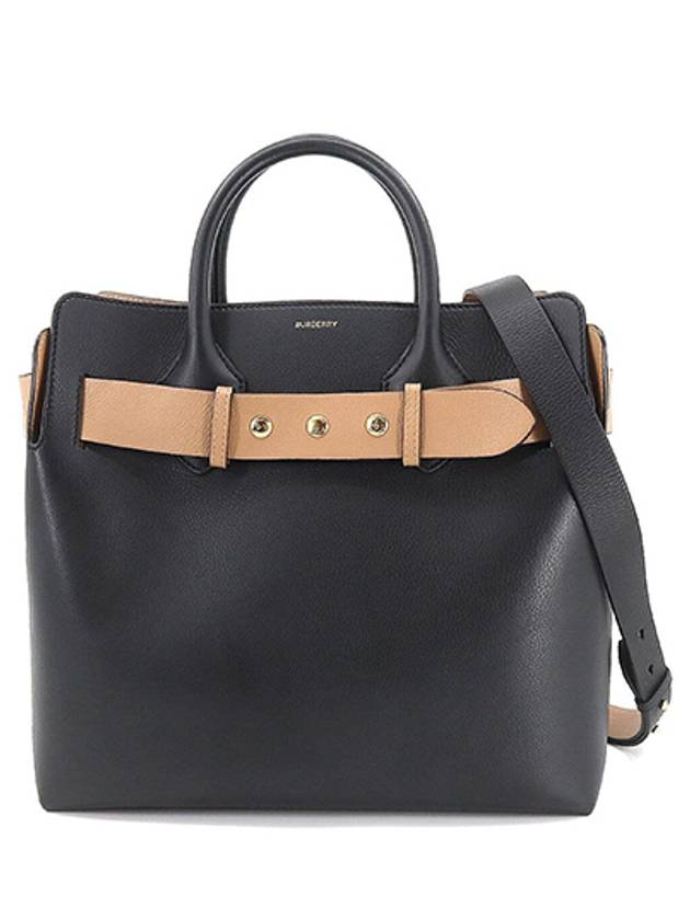 Burberry Medium Triple Stud Tote Bag Black