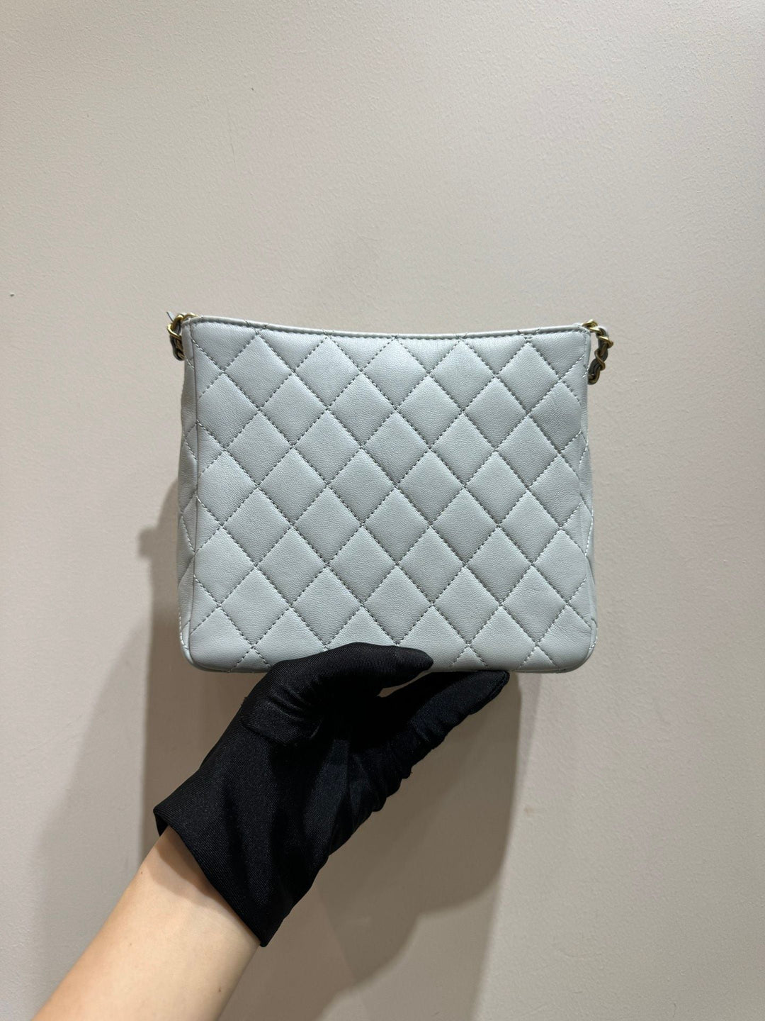 Top Quality Chanel hobo chip baby blue 108739