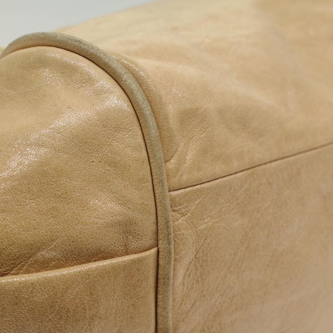 Chloe Etel Hand Bag Leather Beige 51467