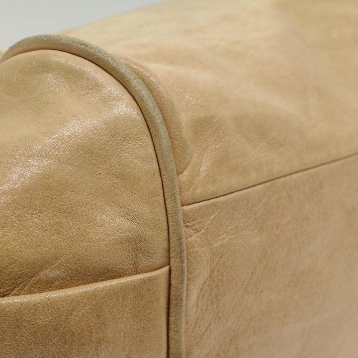 Chloe Etel Hand Bag Leather Beige 51467