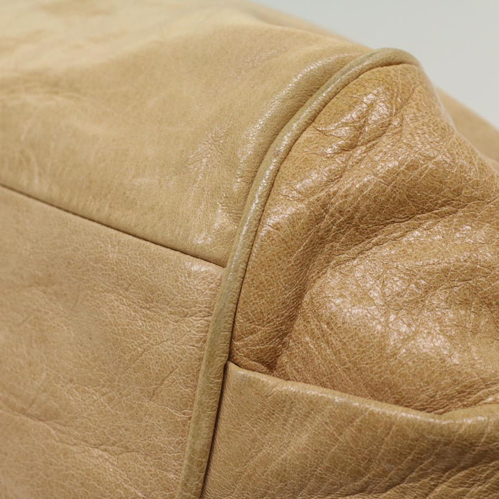 Chloe Etel Hand Bag Leather Beige 51467