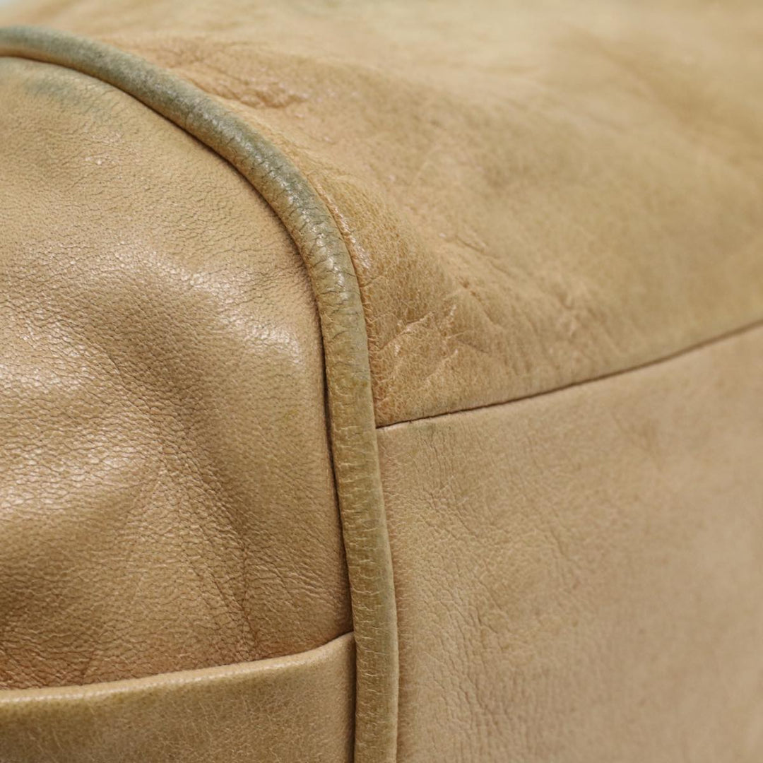 Chloe Etel Hand Bag Leather Beige 51467
