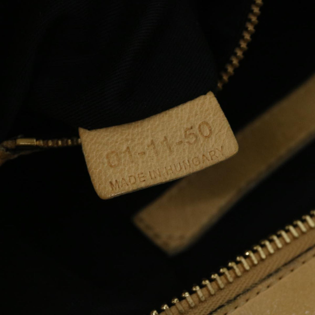 Chloe Etel Hand Bag Leather 2way Yellow 51664