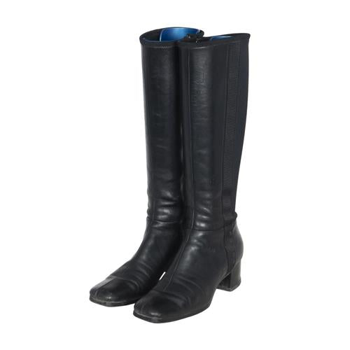 Prada Sport Square-Toe Tall Boots