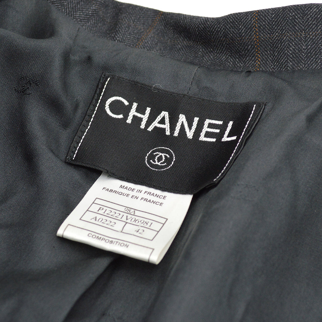 Top Quality Chanel Fall 1998 single-breasted wool suit #42