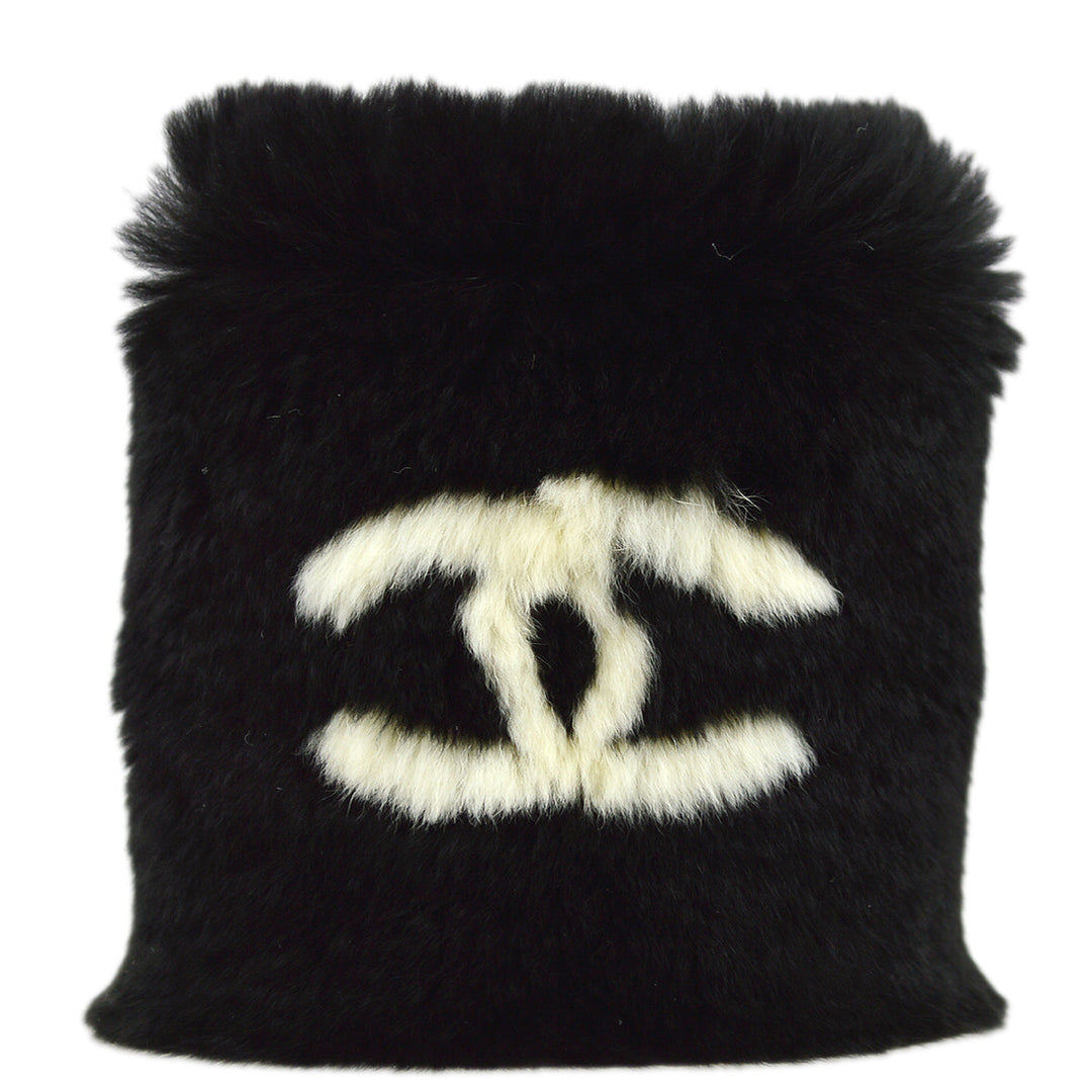 Top Quality Chanel Fur Bracelet Bangle Wristband White