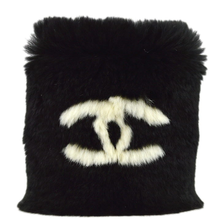 Top Quality Chanel Fur Bracelet Bangle Wristband White