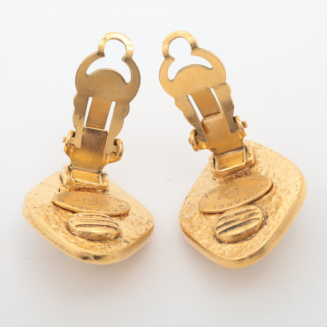 Top Quality Chanel Coco 95P Earrings GP x Fake Pearl Gold