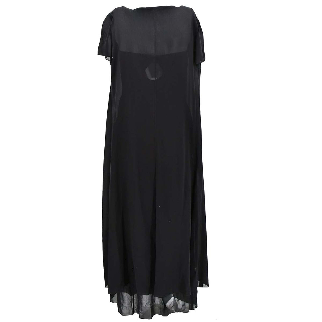 Top Quality Chanel Sleeveless Dress Black 97P #36