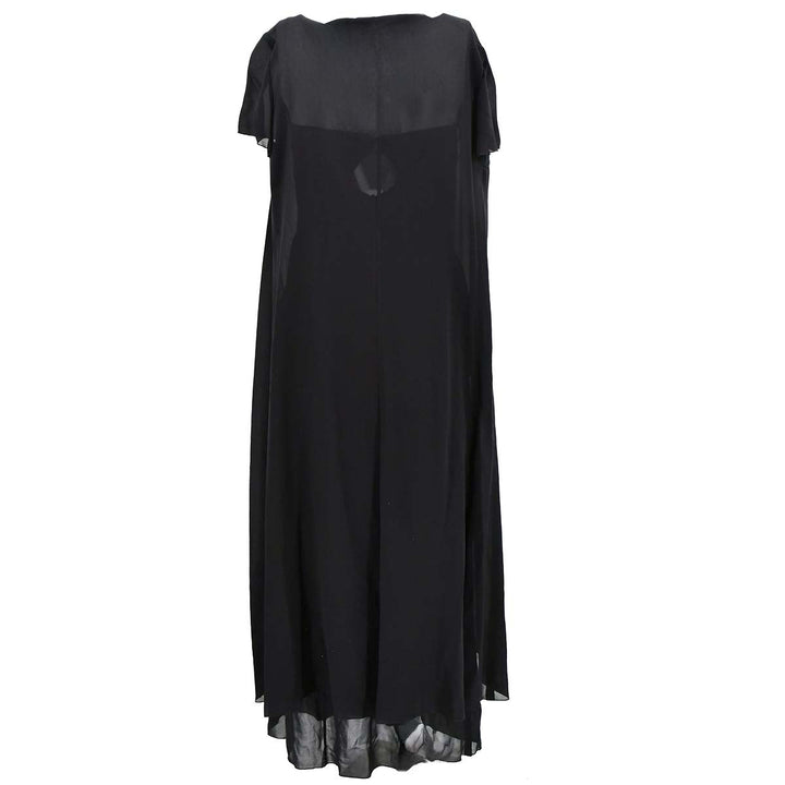 Top Quality Chanel Sleeveless Dress Black 97P #36