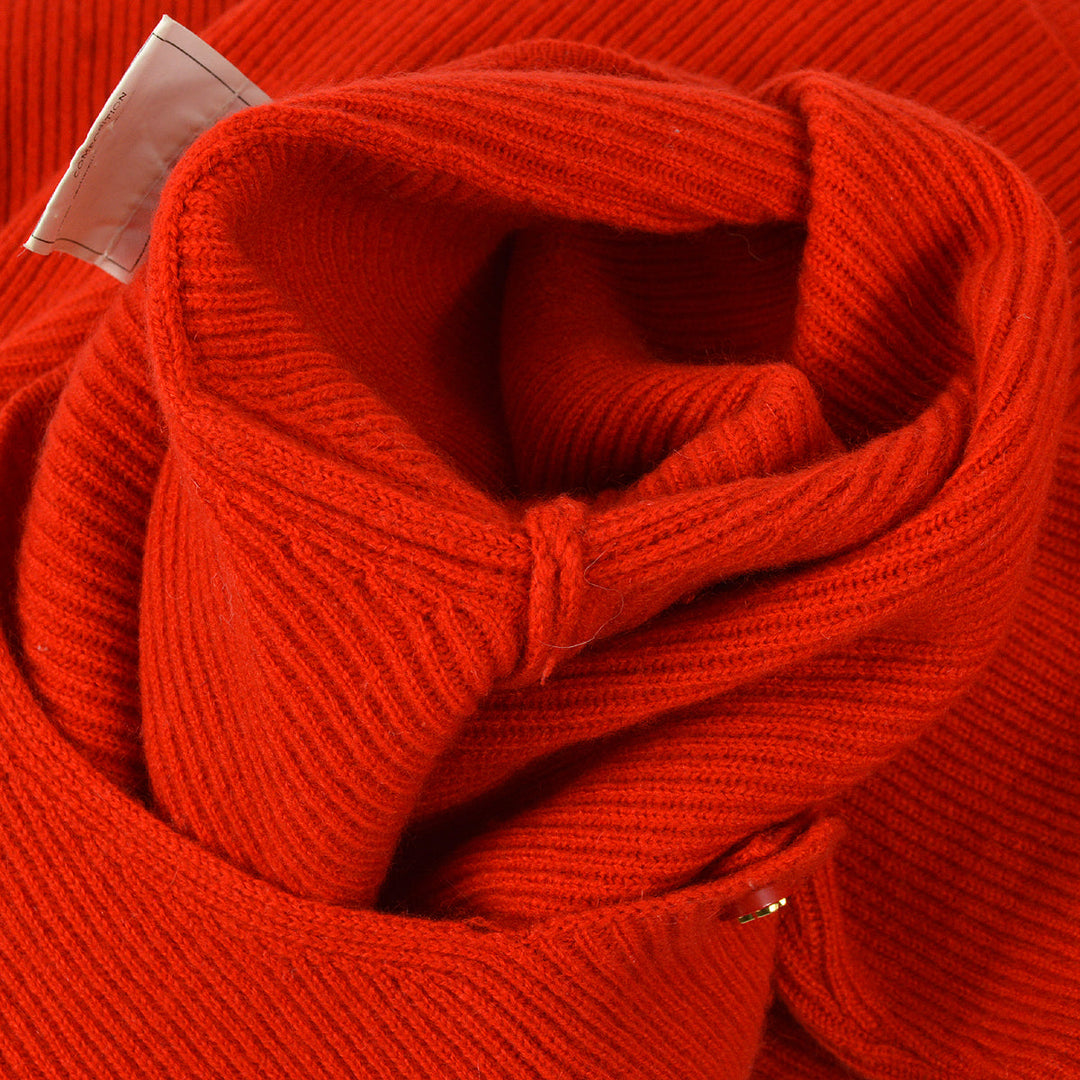 Top Quality Chanel Fall 1996 ribbed cashmere cardigan set #38