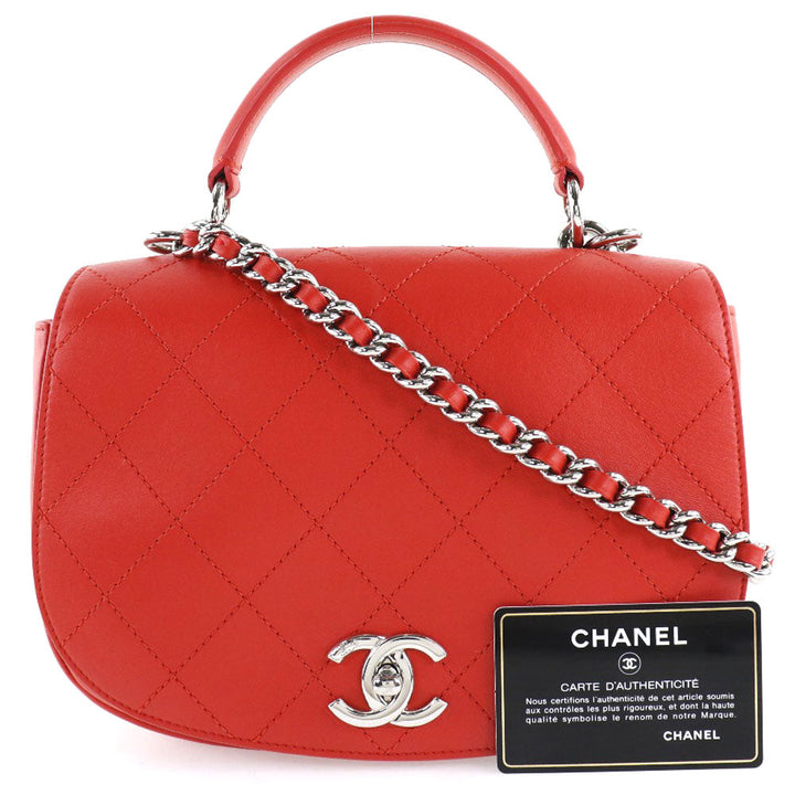 Top Quality Chanel Chain Shoulder Bag Red