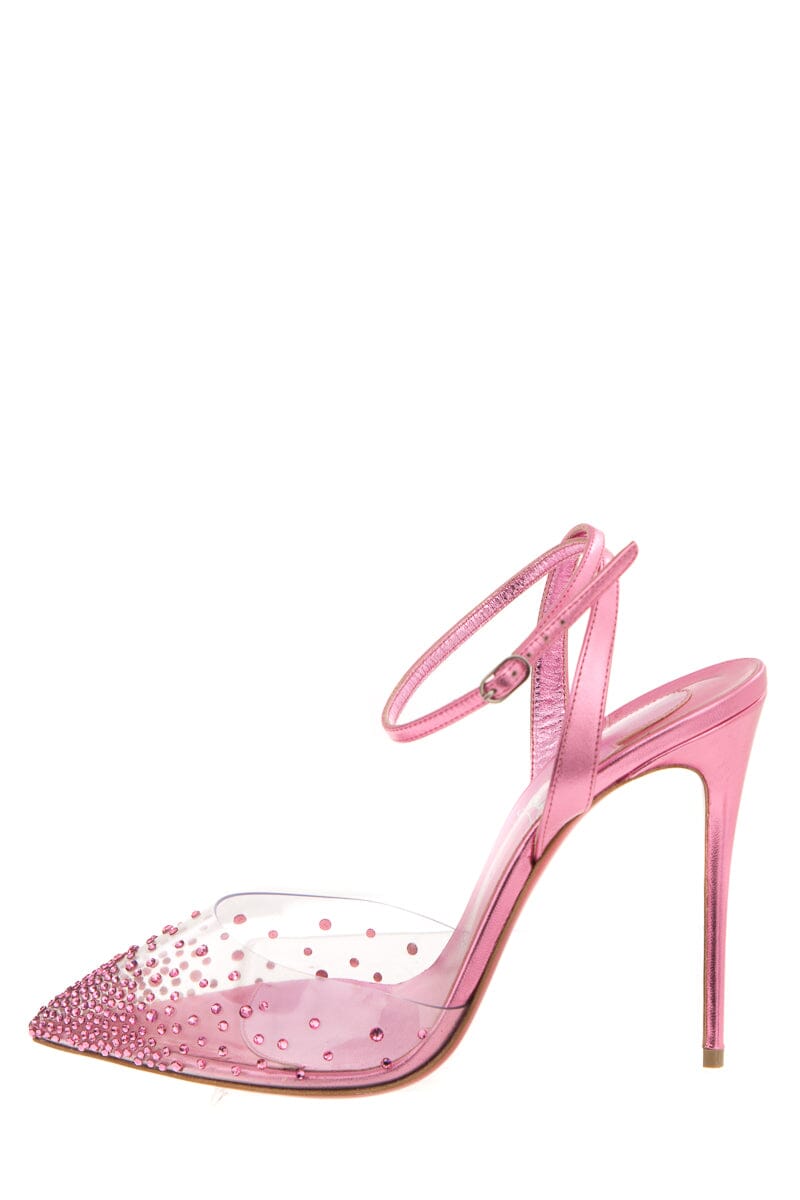 Christian Louboutin Pink  PVC Detail Heels SZ 39