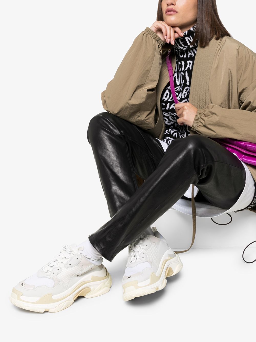 TRIPLE S LOW-TOP SNEAKERS