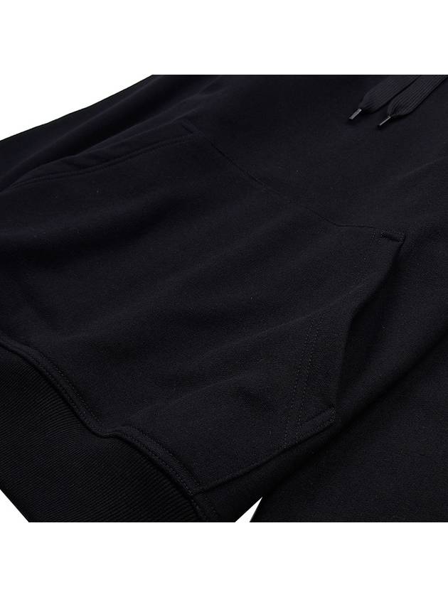 Burberry Logo Cotton Hoodie Black