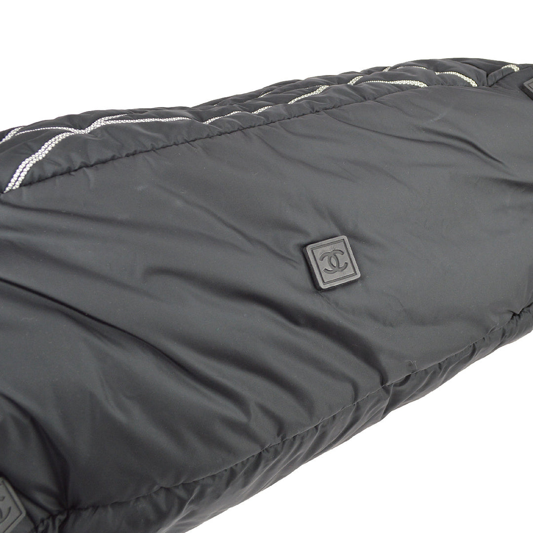 Top Quality Chanel Black Nylon Sport Line Duffle Gym Bag