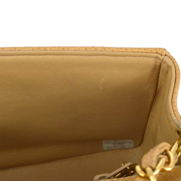 Top Quality Chanel 1994-1996 Beige Caviar Small Diana Shoulder Bag