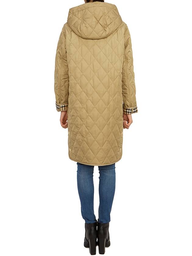 Burberry Diamond Quilted Hoodie Padding Archive Beige