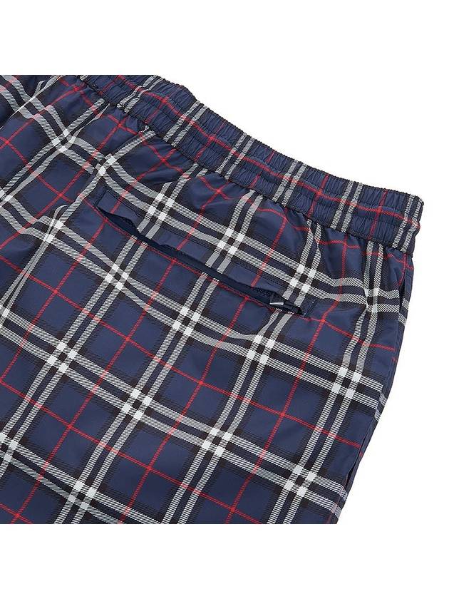 Burberry Check Swim Shorts Navy