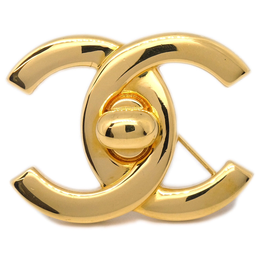 Top Quality Chanel CC Brooch Pin Gold 96A