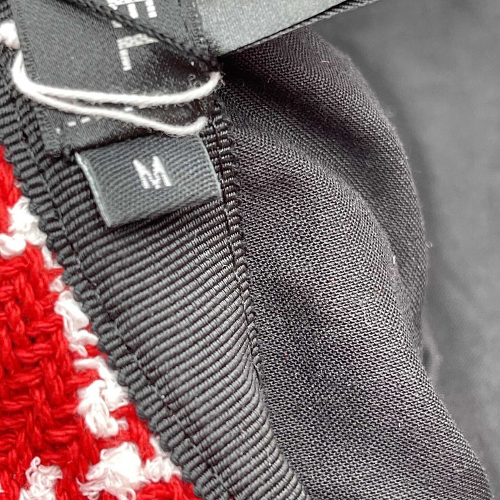 Top Quality Chanel NWT 23C RUNWAY Red White Fantasy Tweed Medium Bucket Hat Medium