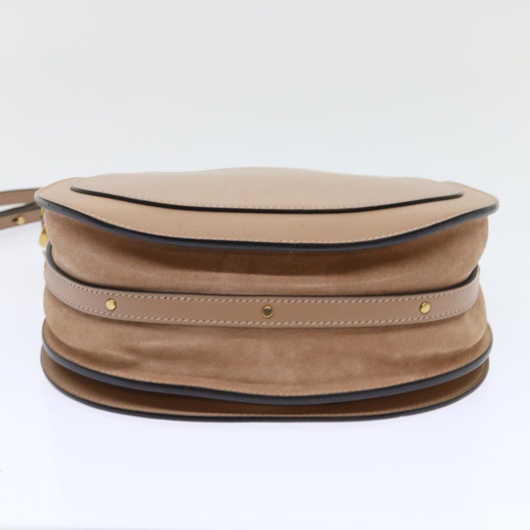 Chloe Nile Small Bracelet Hand Bag Leather 2way Beige 53274