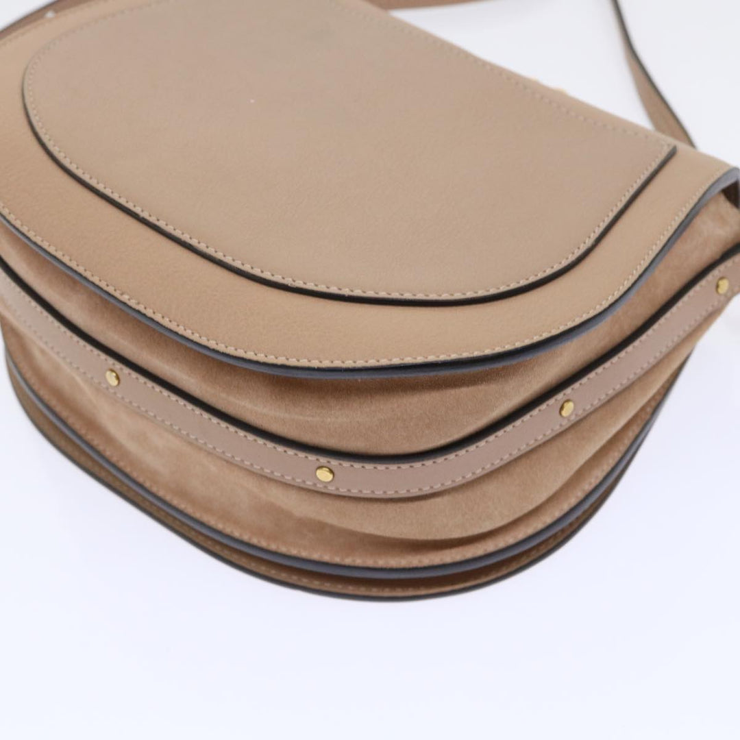Chloe Nile Small Bracelet Hand Bag Leather 2way Beige 53274
