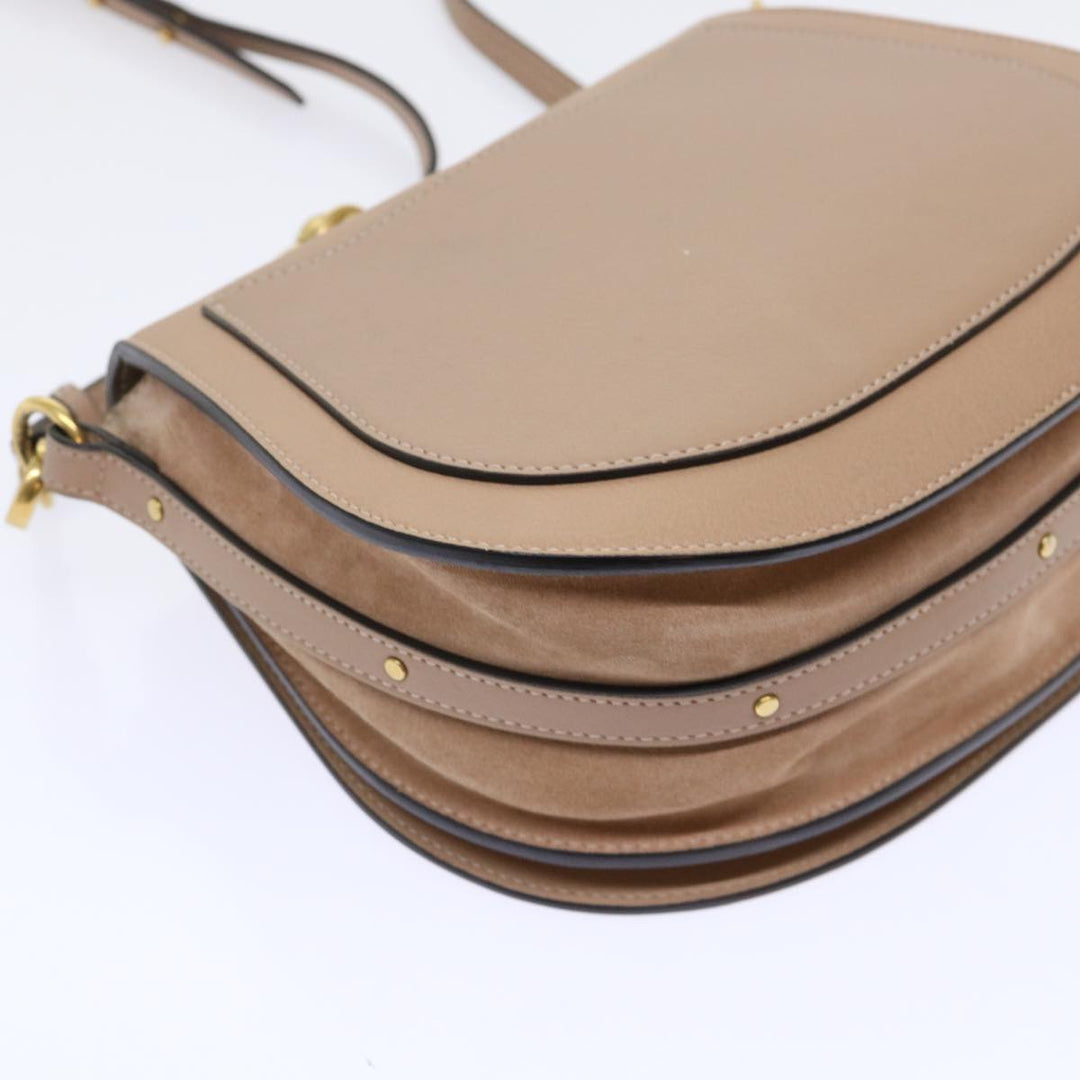 Chloe Nile Small Bracelet Hand Bag Leather 2way Beige 53274