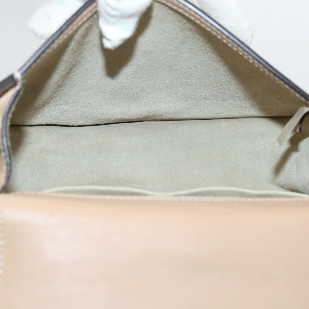 Chloe Nile Small Bracelet Hand Bag Leather 2way Beige 53274