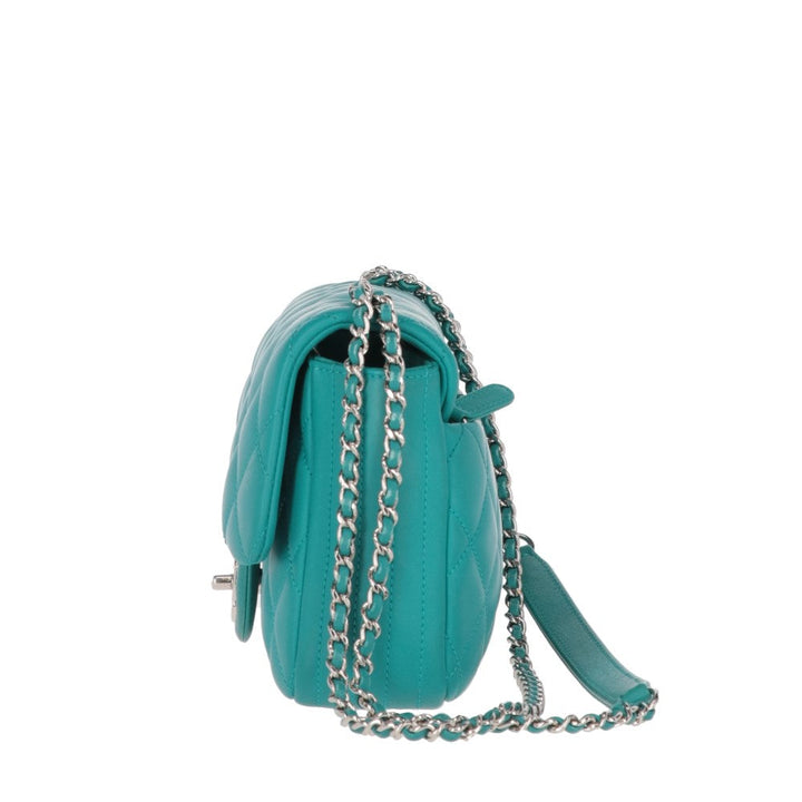 Top Quality Chanel Top Quality Chanel Teal Color Shoulder Bag